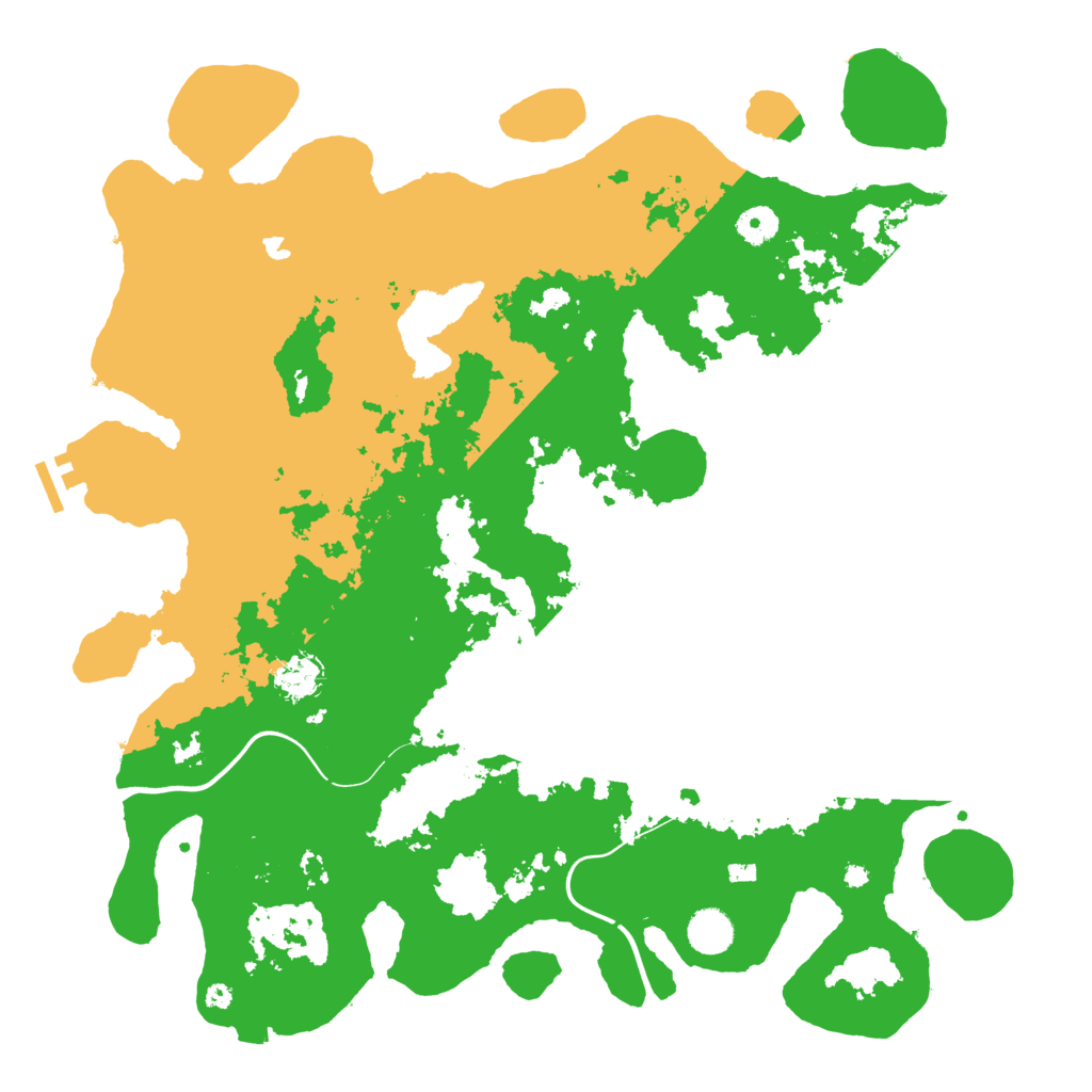 Biome Rust Map: Procedural Map, Size: 4200, Seed: 20250404