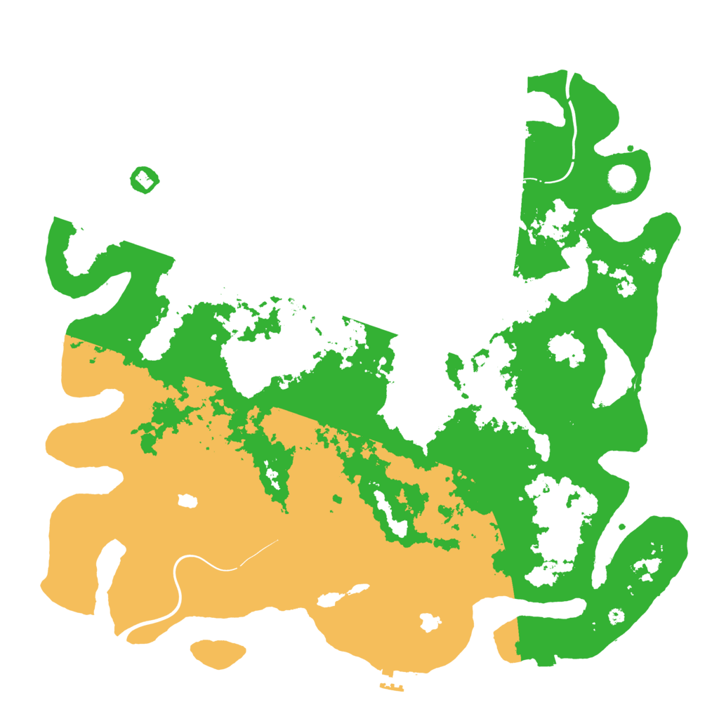 Biome Rust Map: Procedural Map, Size: 4500, Seed: 728470636