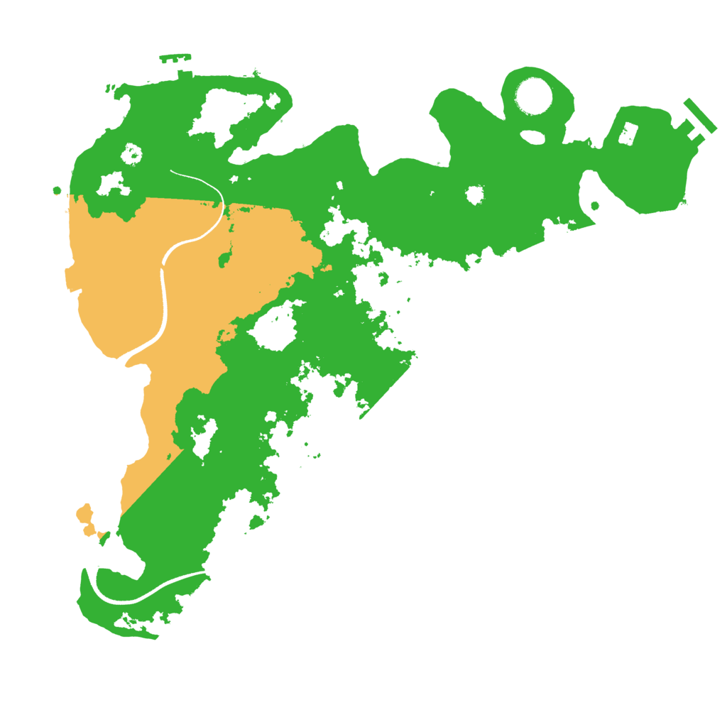 Biome Rust Map: Procedural Map, Size: 3500, Seed: 1680428699
