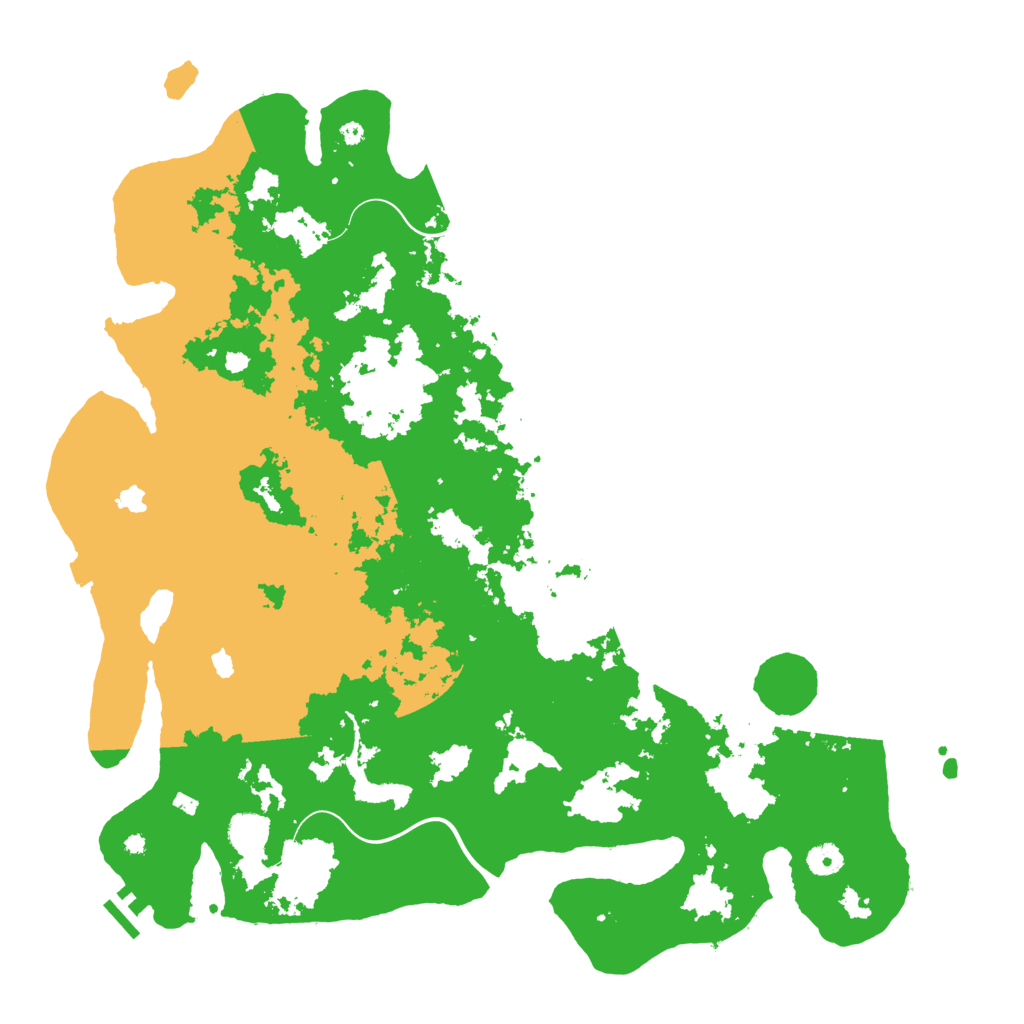 Biome Rust Map: Procedural Map, Size: 4500, Seed: 2092321