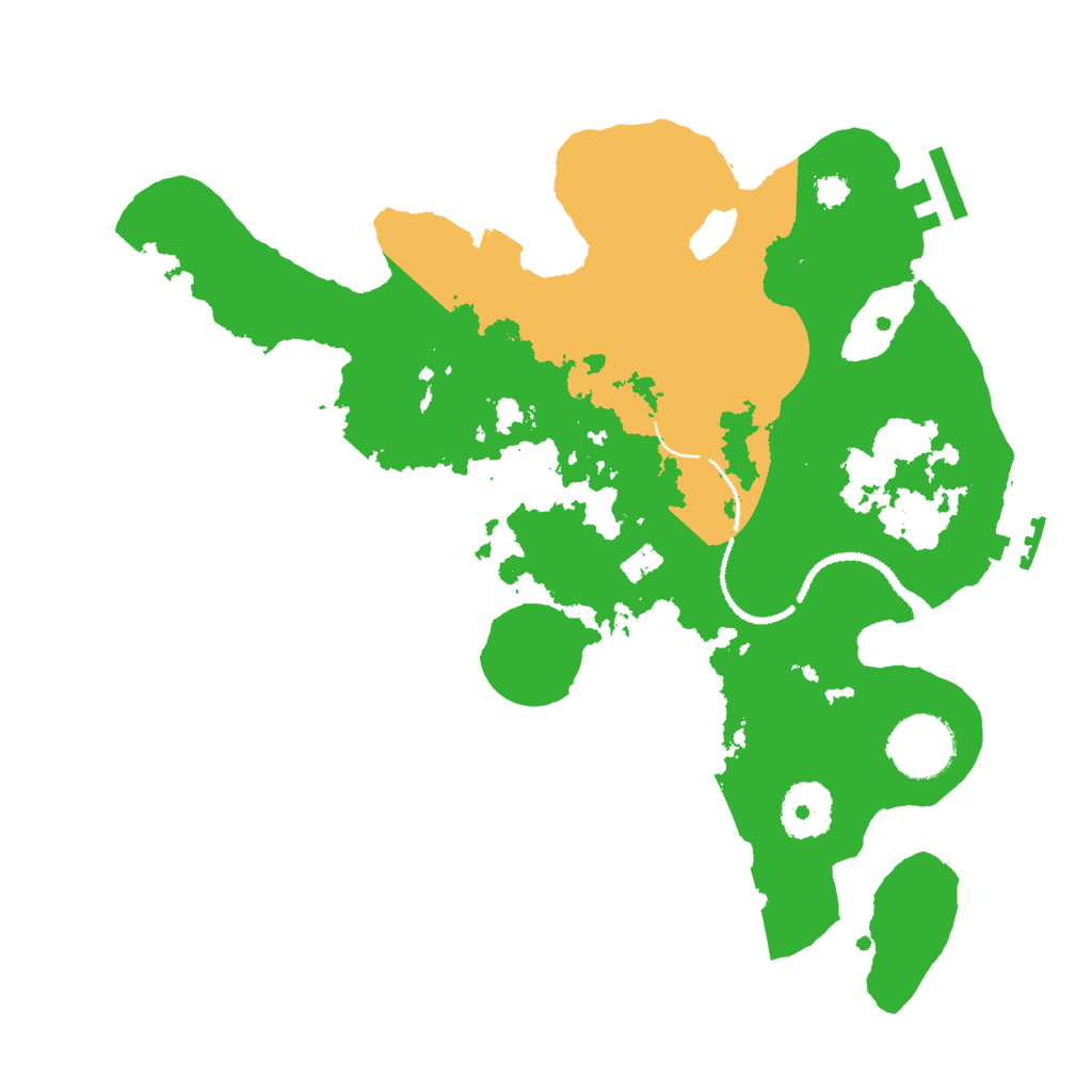 Biome Rust Map: Procedural Map, Size: 3000, Seed: 61861