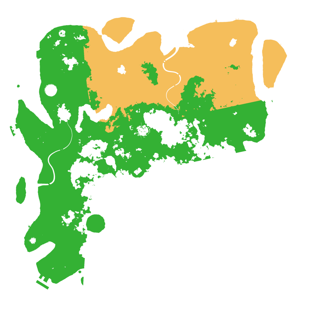 Biome Rust Map: Procedural Map, Size: 4500, Seed: 234901630