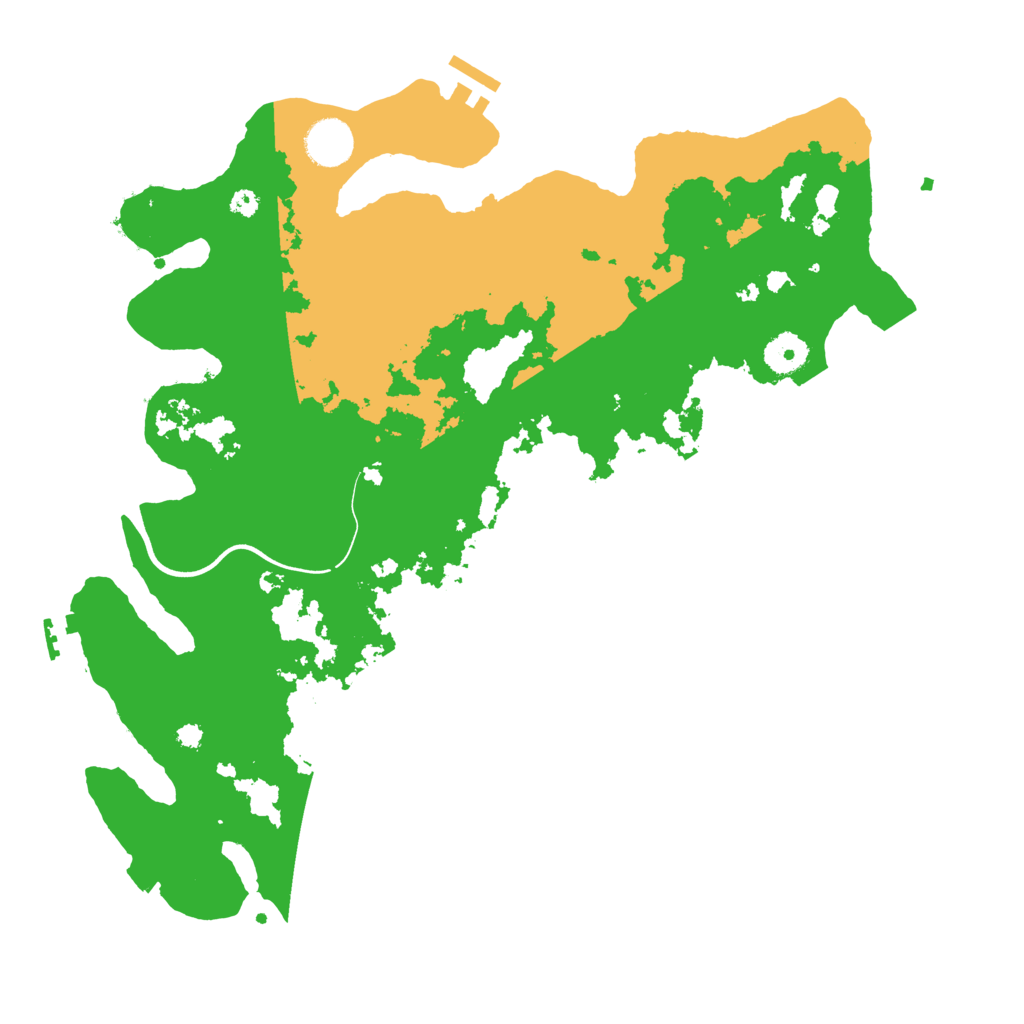 Biome Rust Map: Procedural Map, Size: 3750, Seed: 651413329