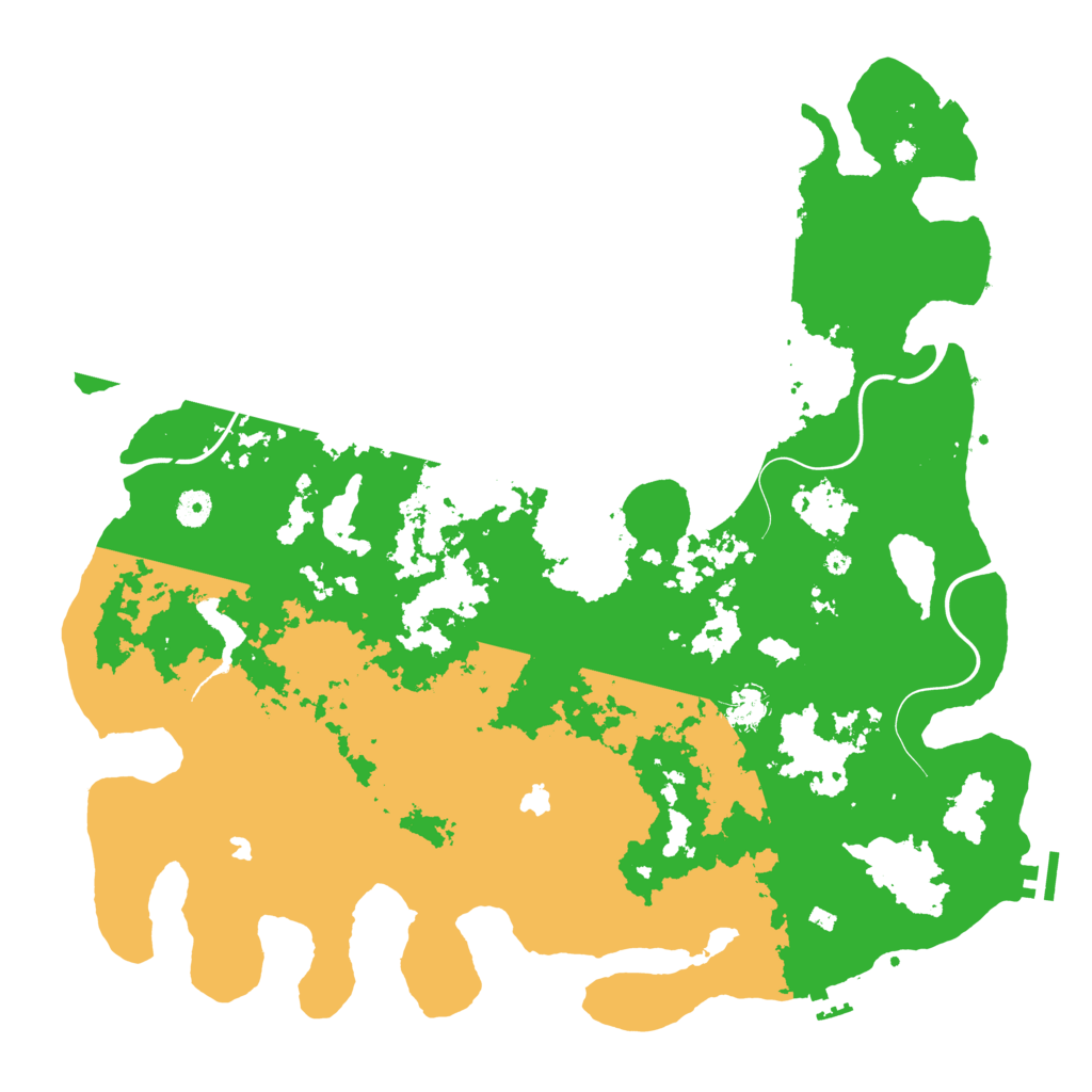 Biome Rust Map: Procedural Map, Size: 4500, Seed: 594026567