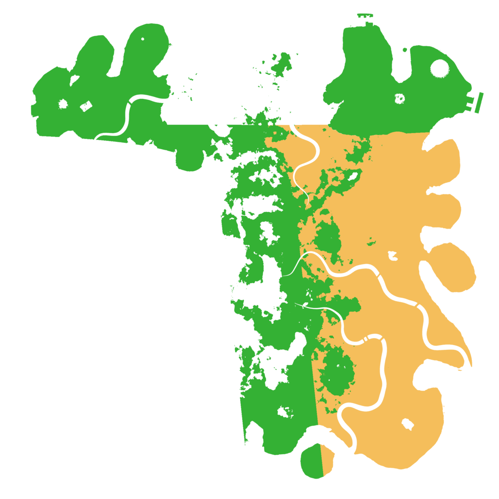 Biome Rust Map: Procedural Map, Size: 4800, Seed: 253387693