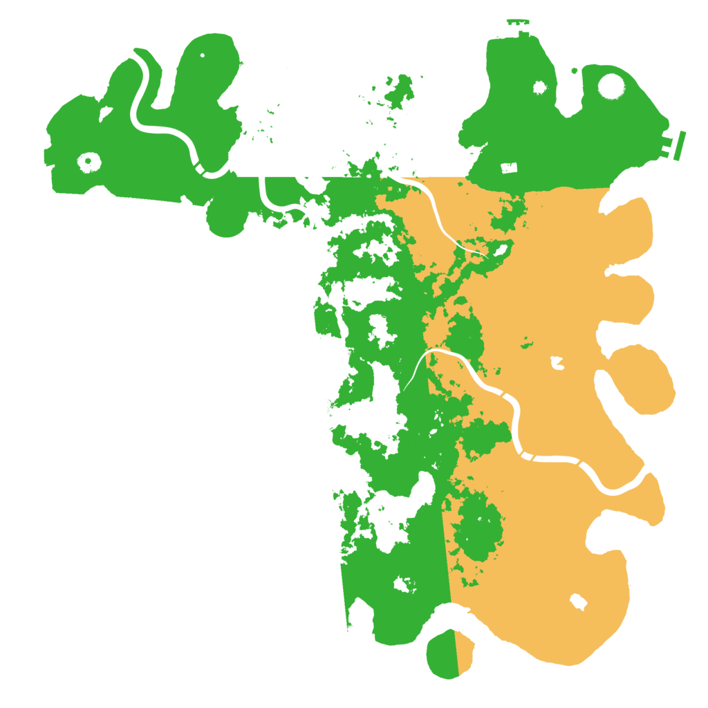 Biome Rust Map: Procedural Map, Size: 4800, Seed: 253387693