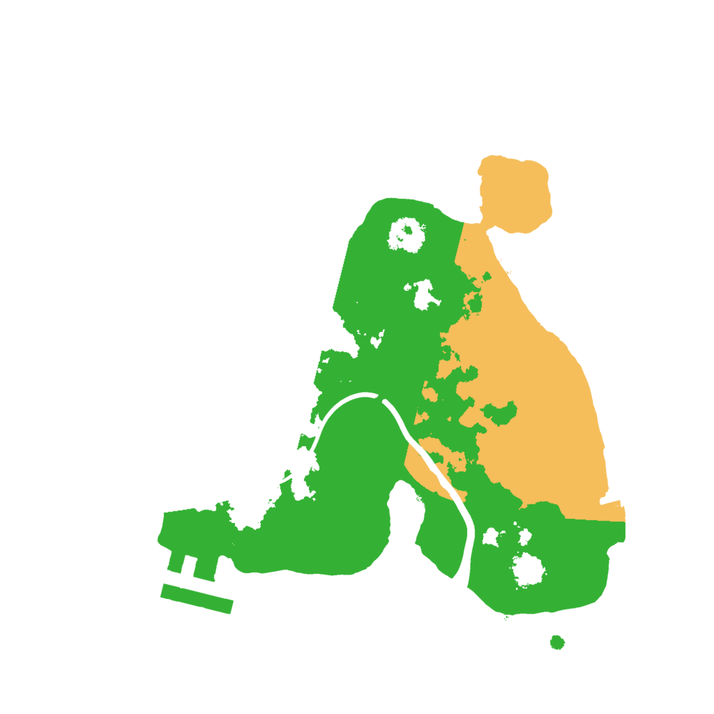 Biome Rust Map: Procedural Map, Size: 2000, Seed: 1821