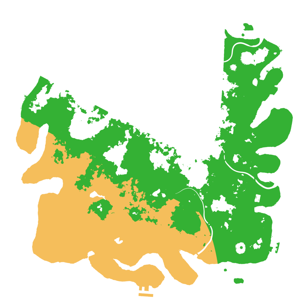 Biome Rust Map: Procedural Map, Size: 4250, Seed: 1191971265