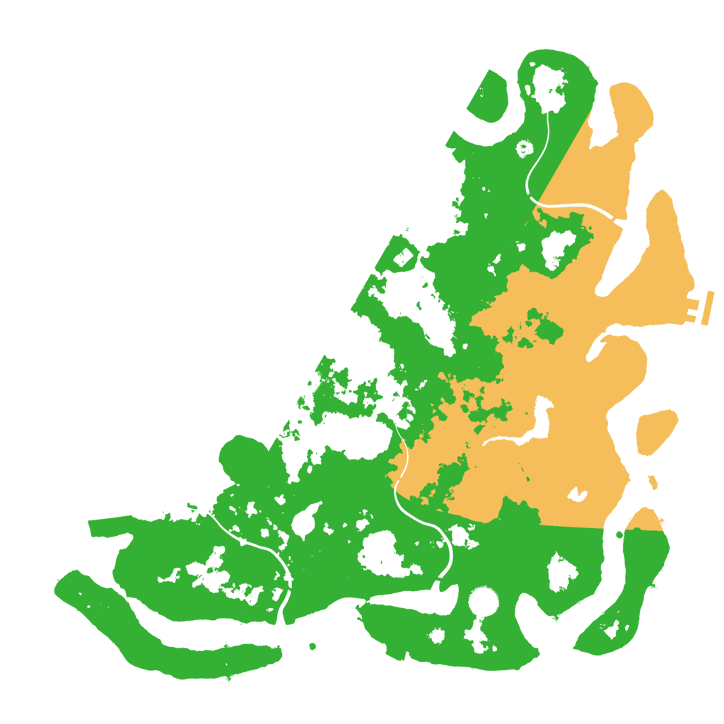 Biome Rust Map: Procedural Map, Size: 4250, Seed: 1145144140