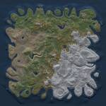 Thumbnail Rust Map: Procedural Map, Size: 4750, Seed: 462452686, 16 Monuments