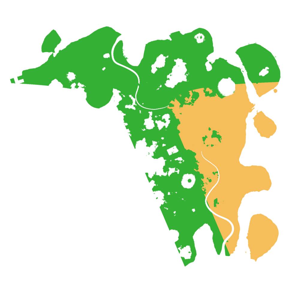 Biome Rust Map: Procedural Map, Size: 3200, Seed: 1643798919