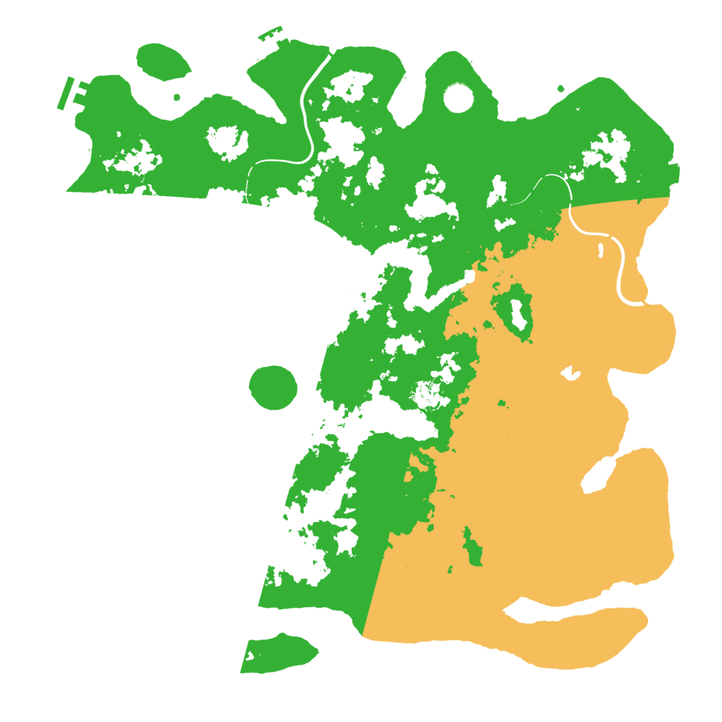 Biome Rust Map: Procedural Map, Size: 4300, Seed: 2250