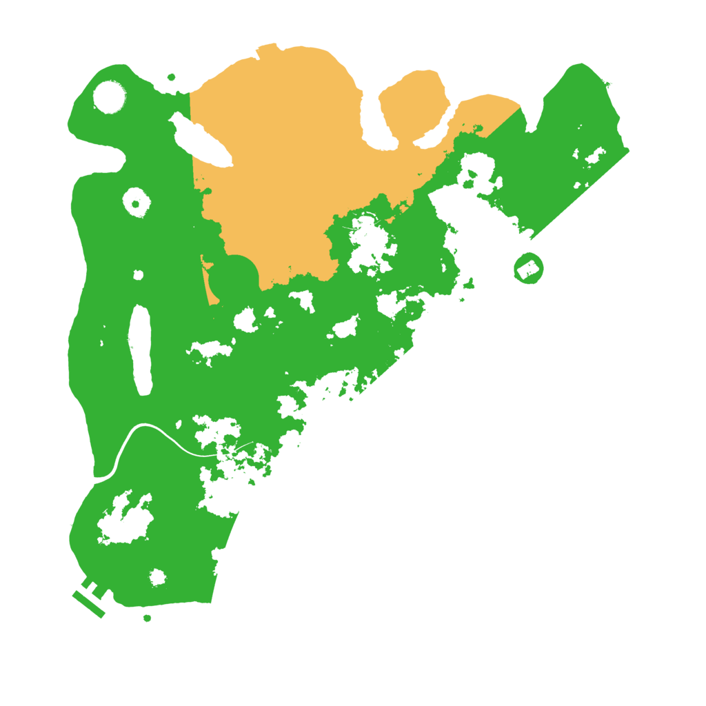 Biome Rust Map: Procedural Map, Size: 3850, Seed: 111