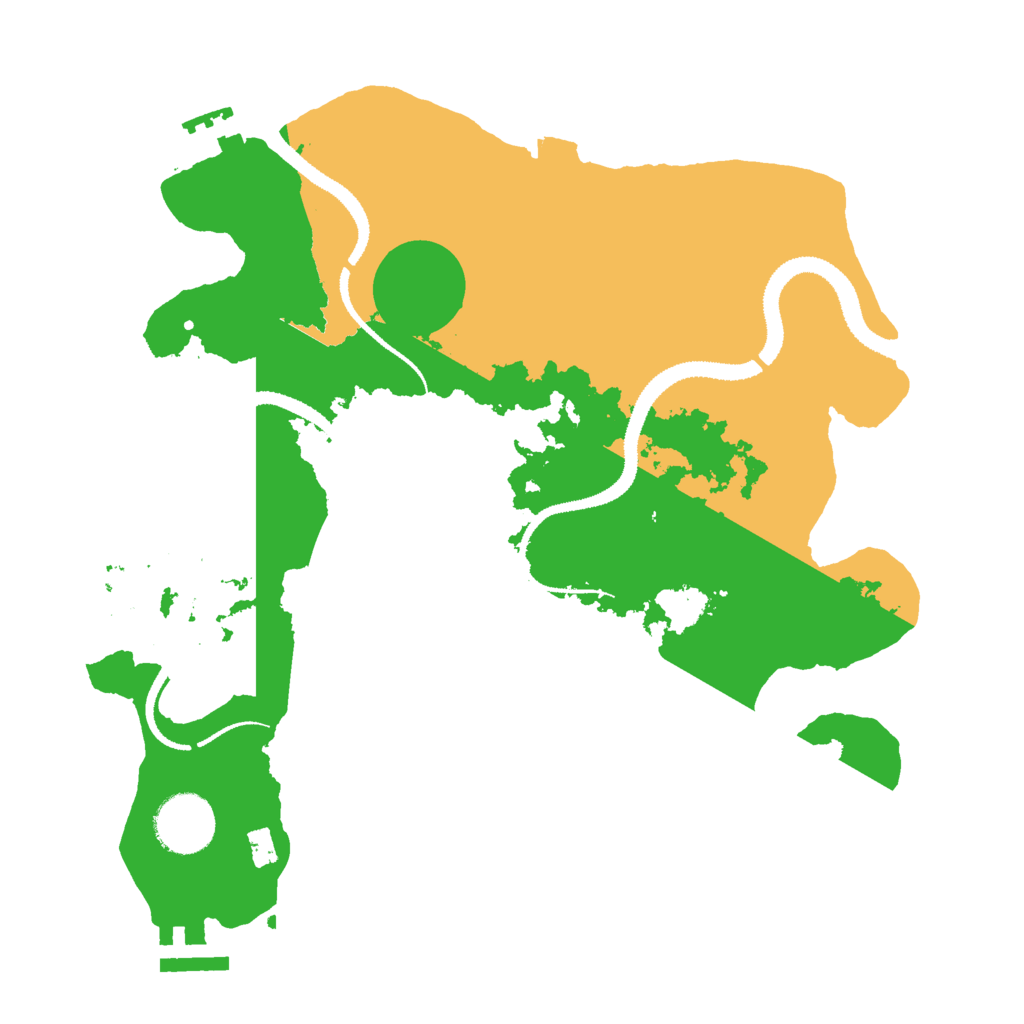 Biome Rust Map: Procedural Map, Size: 3000, Seed: 737240856