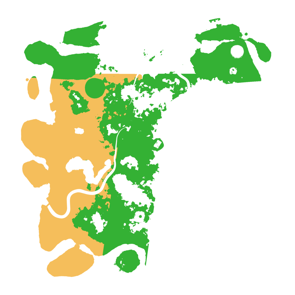 Biome Rust Map: Procedural Map, Size: 4000, Seed: 7511