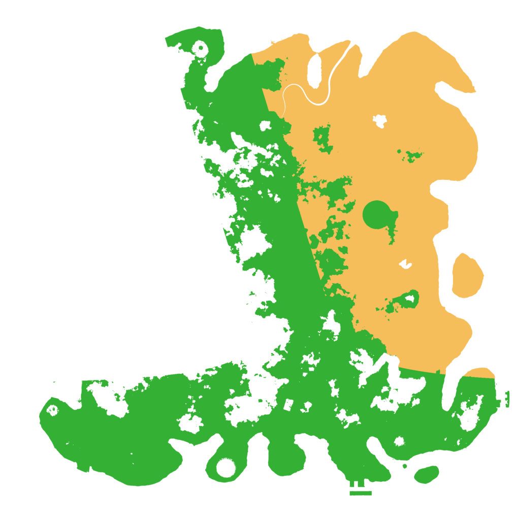 Biome Rust Map: Procedural Map, Size: 4800, Seed: 595702105