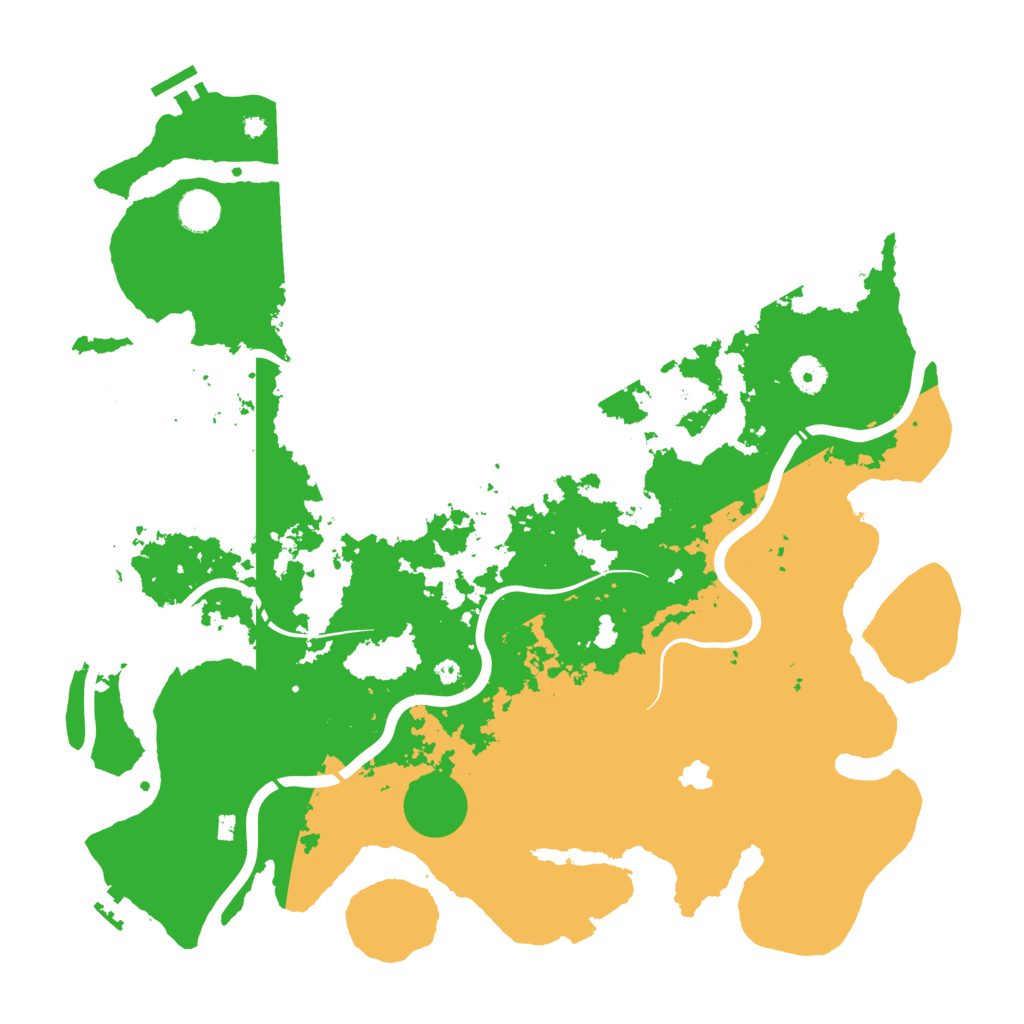 Biome Rust Map: Procedural Map, Size: 4250, Seed: 482339722