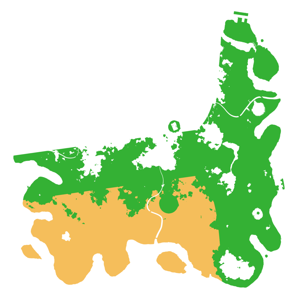 Biome Rust Map: Procedural Map, Size: 4250, Seed: 1520198518