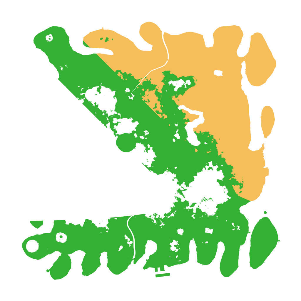 Biome Rust Map: Procedural Map, Size: 4200, Seed: 2095280668