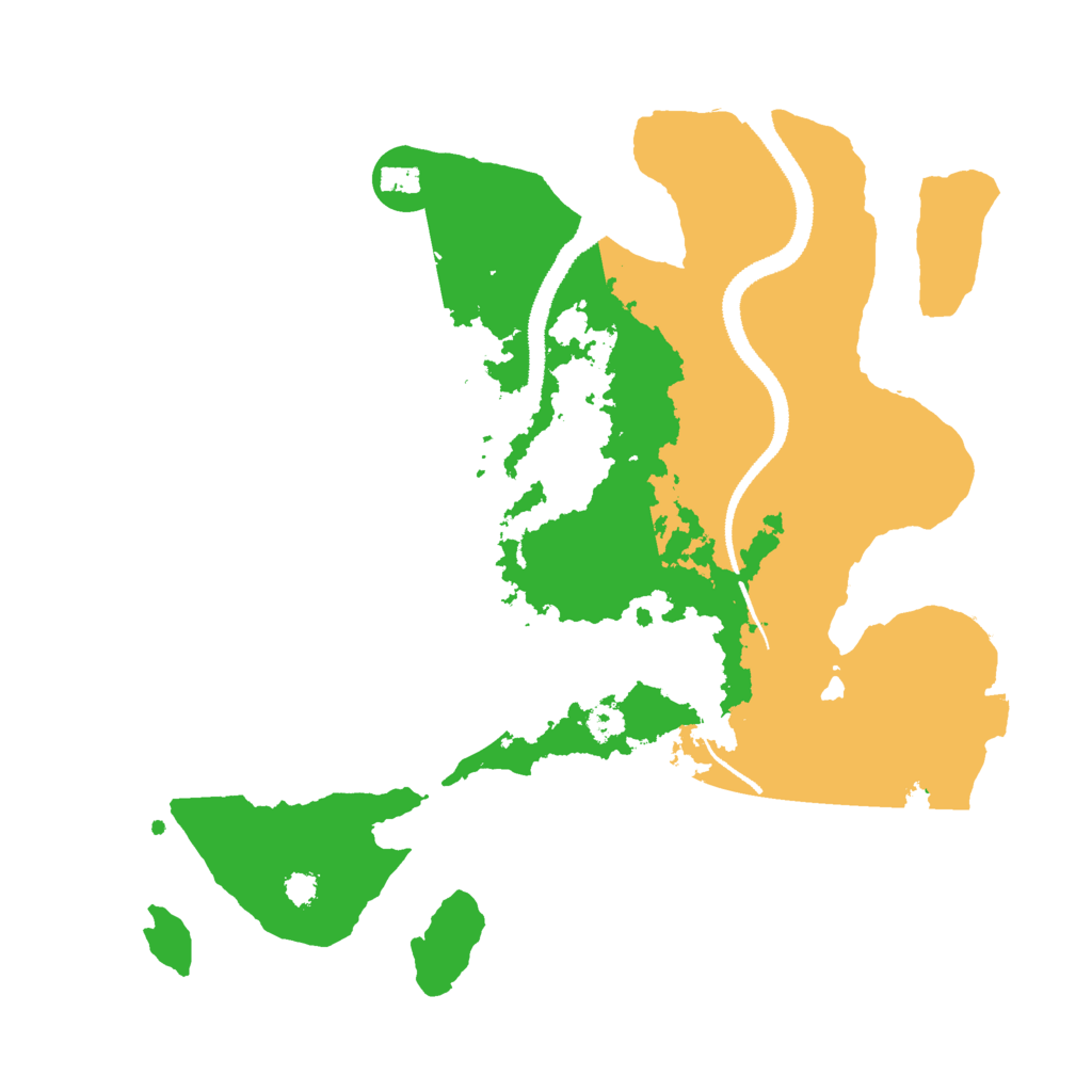 Biome Rust Map: Procedural Map, Size: 3000, Seed: 819232