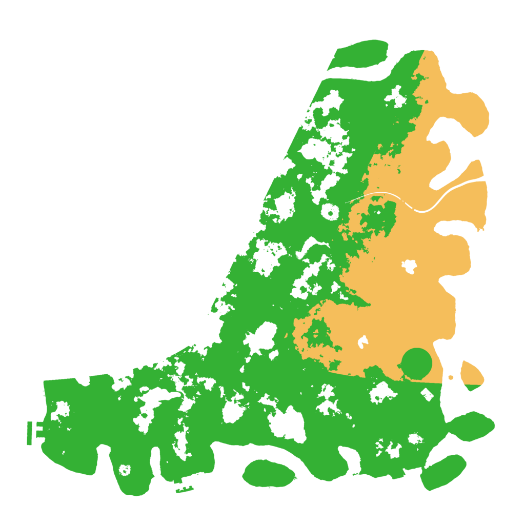 Biome Rust Map: Procedural Map, Size: 4500, Seed: 14212