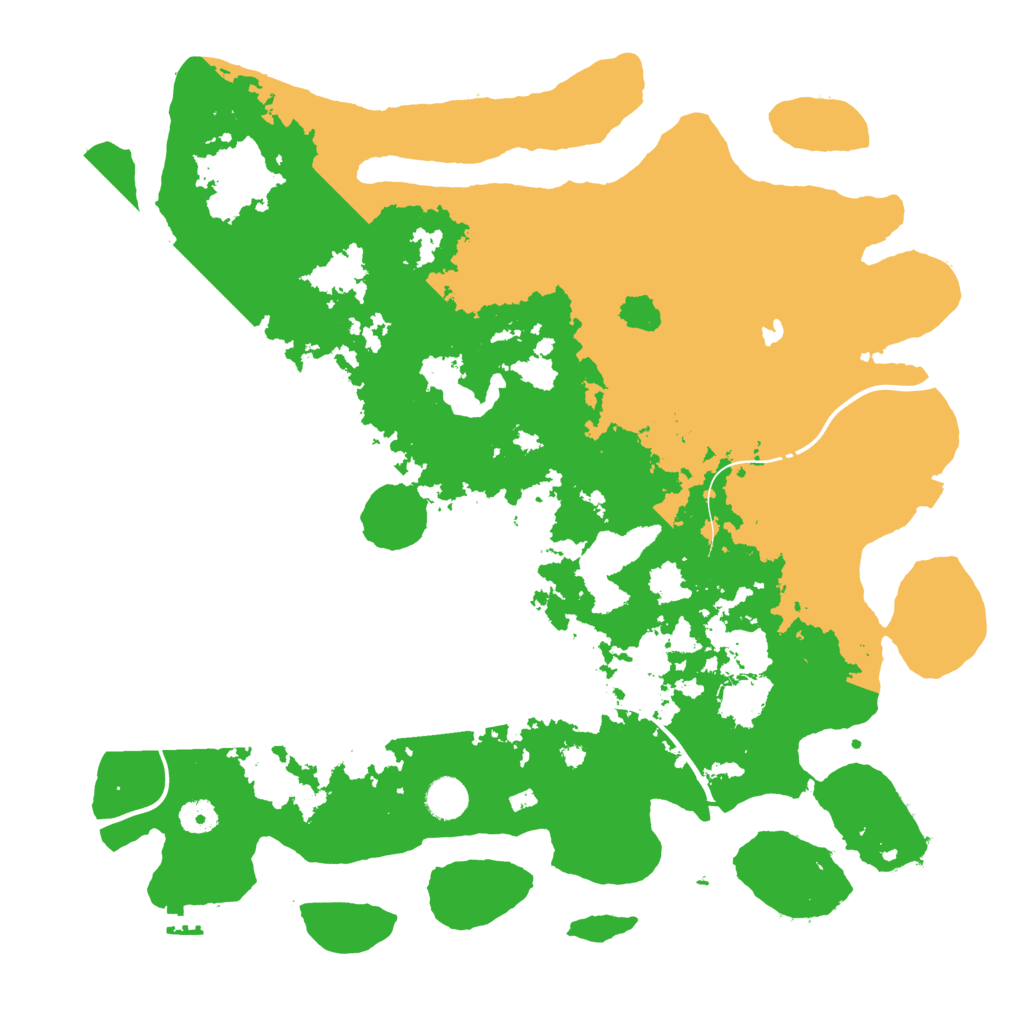 Biome Rust Map: Procedural Map, Size: 4250, Seed: 48107105