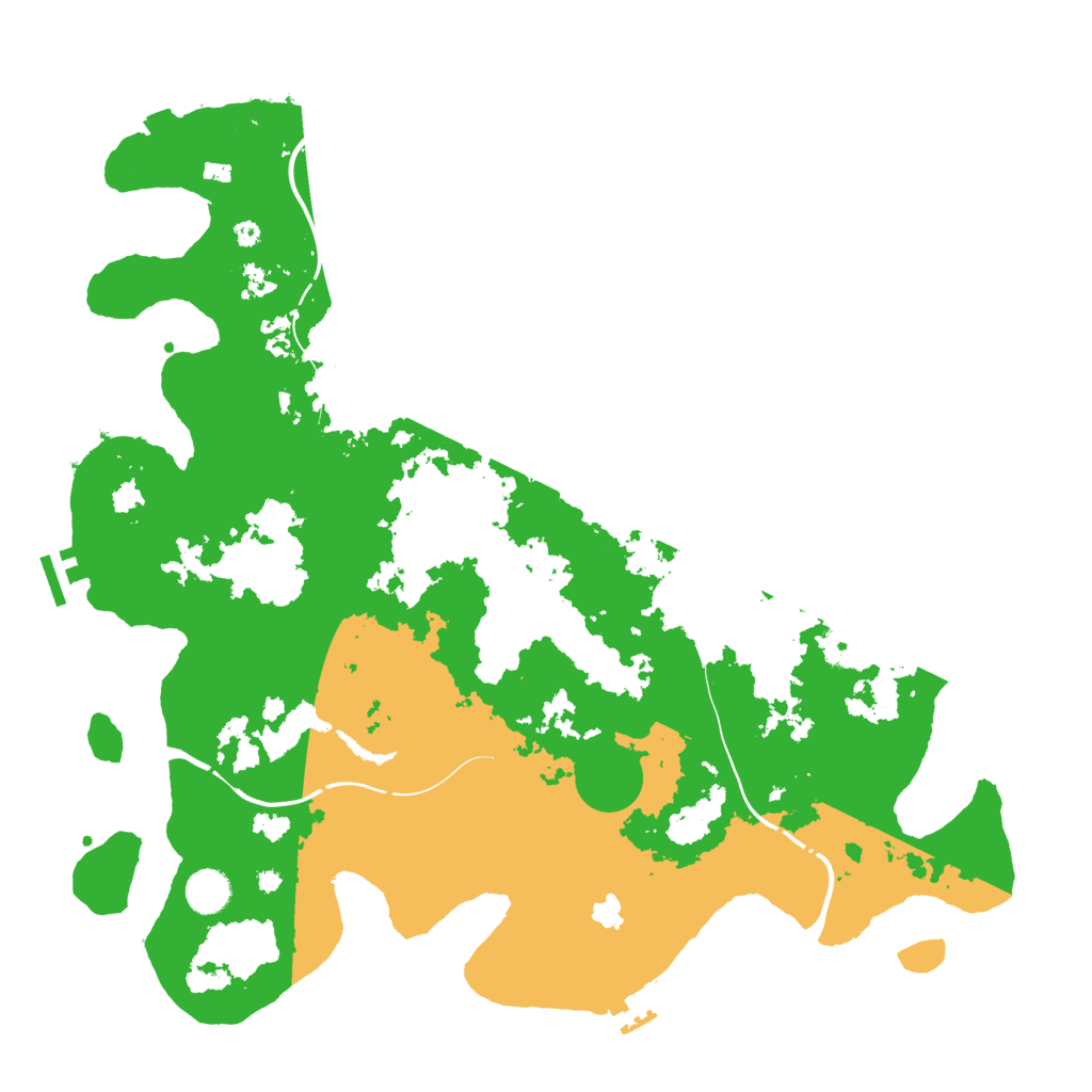 Biome Rust Map: Procedural Map, Size: 4250, Seed: 1245113324