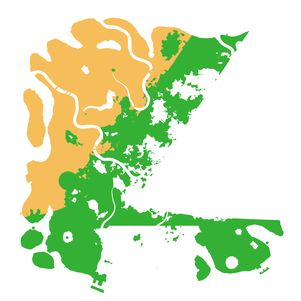 Biome Rust Map: Procedural Map, Size: 4250, Seed: 1166674546