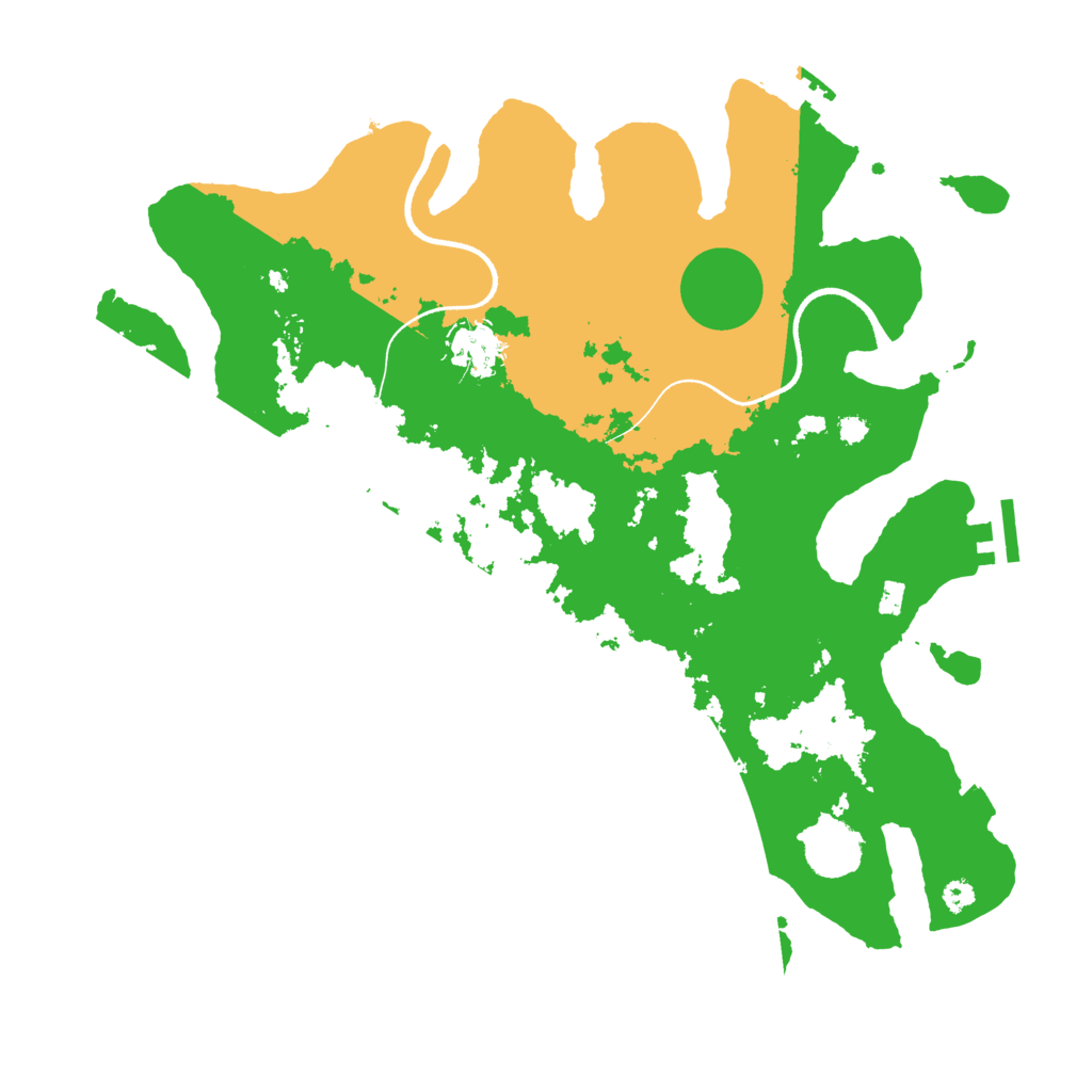 Biome Rust Map: Procedural Map, Size: 3500, Seed: 1210979366