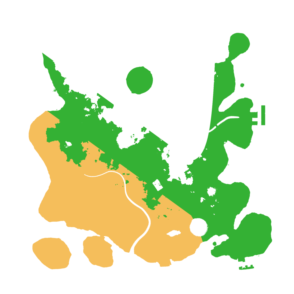 Biome Rust Map: Procedural Map, Size: 3000, Seed: 1518384086