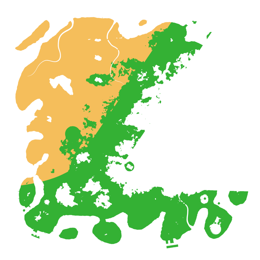 Biome Rust Map: Procedural Map, Size: 4500, Seed: 1309181960