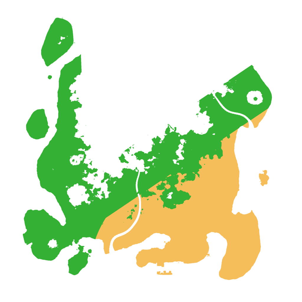 Biome Rust Map: Procedural Map, Size: 3000, Seed: 1855225189