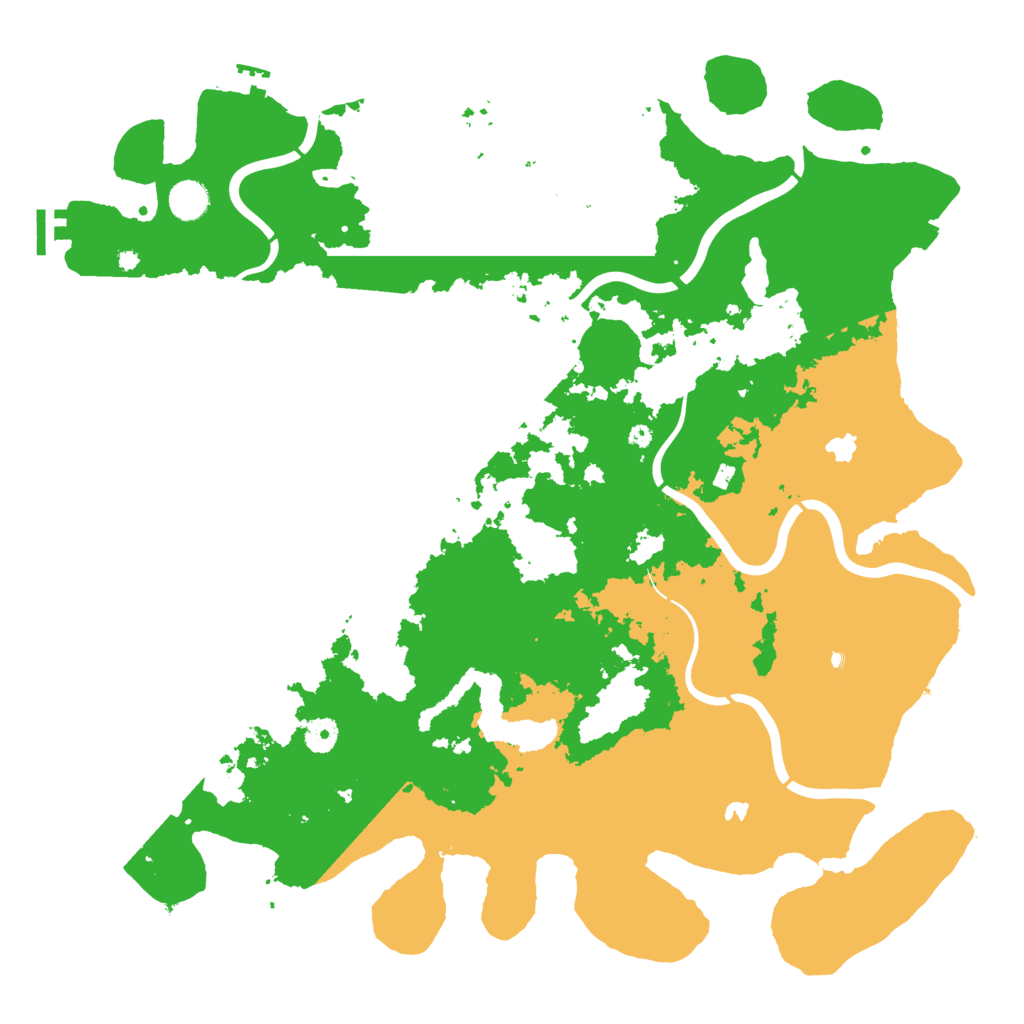 Biome Rust Map: Procedural Map, Size: 4500, Seed: 568586
