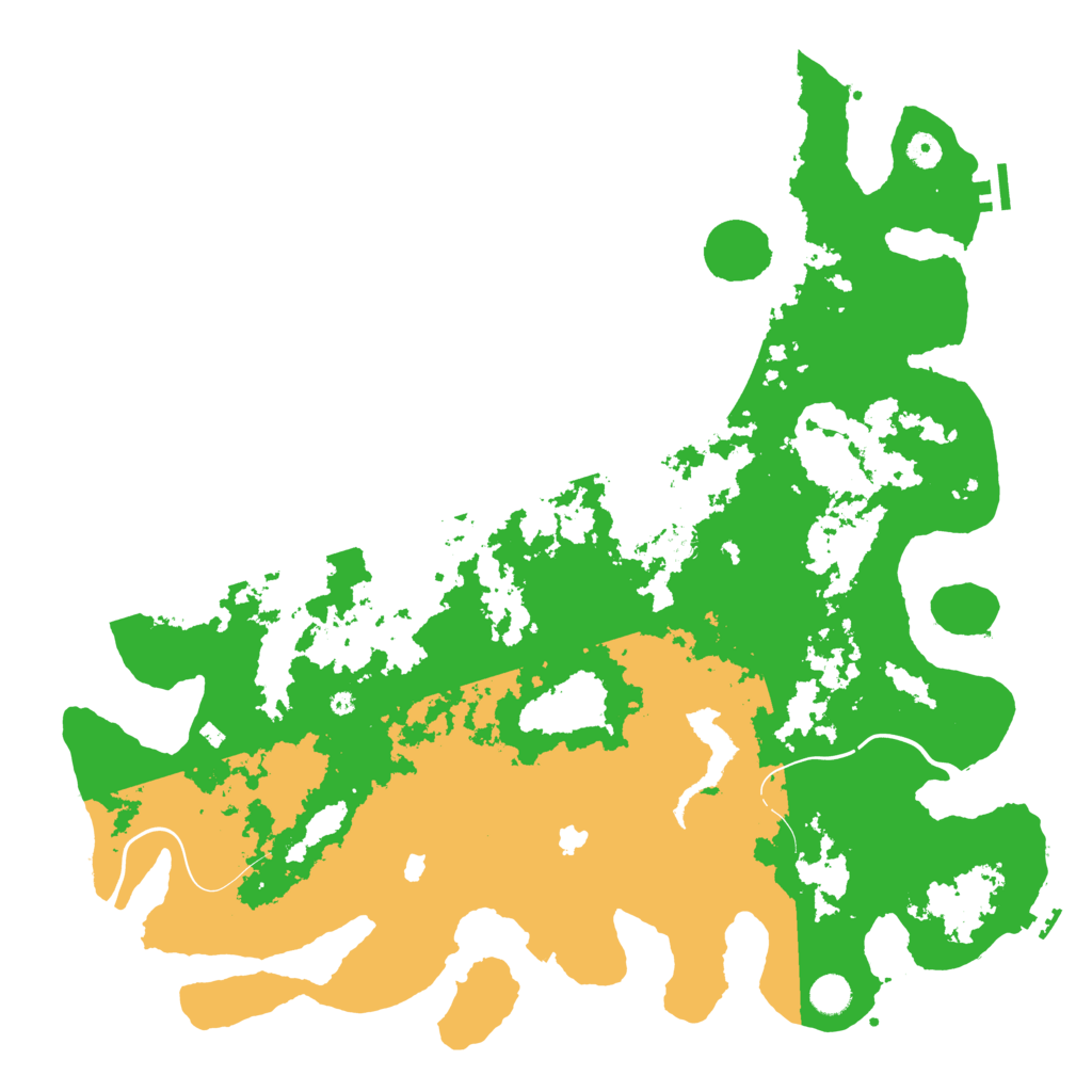 Biome Rust Map: Procedural Map, Size: 4750, Seed: 38294