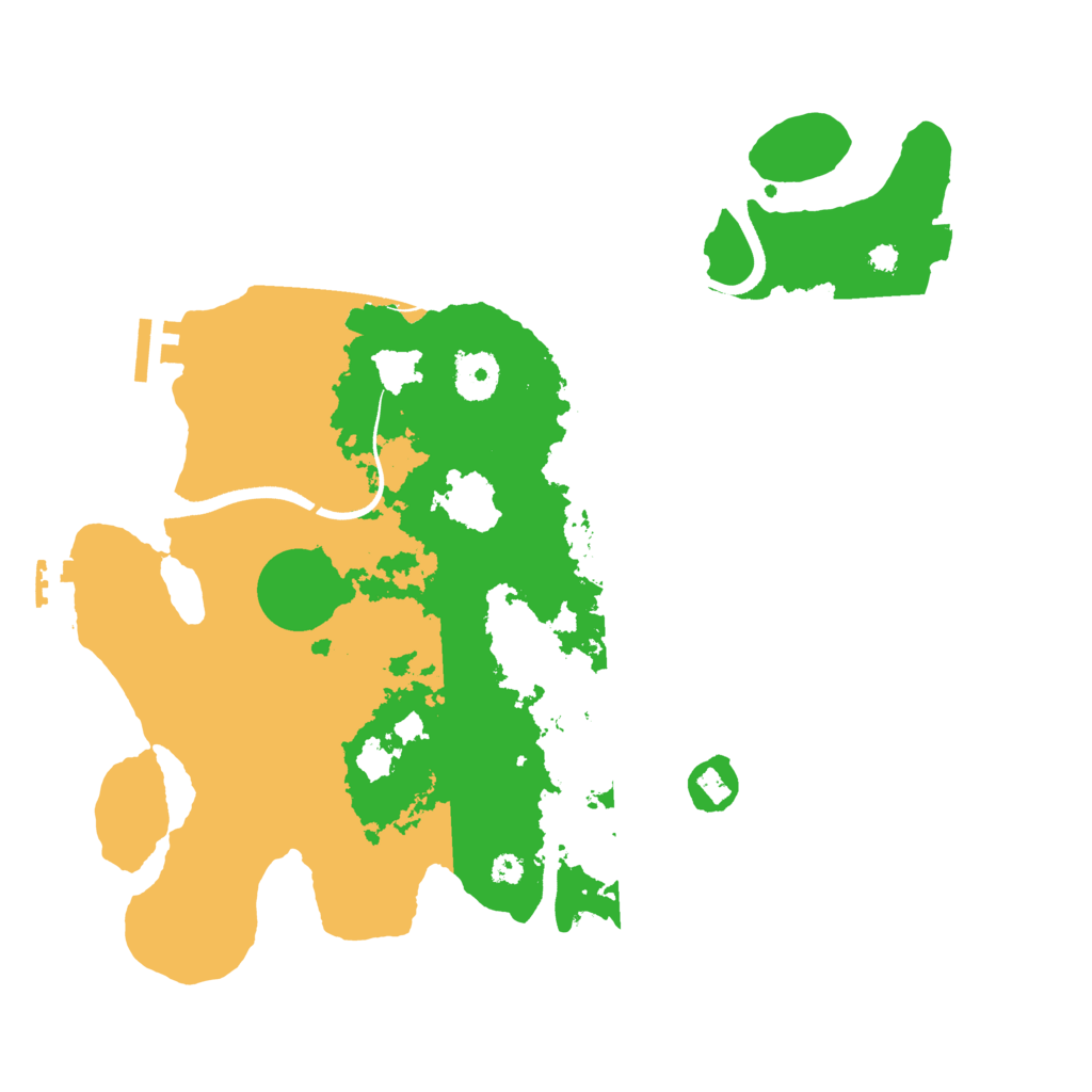 Biome Rust Map: Procedural Map, Size: 3500, Seed: 689861001
