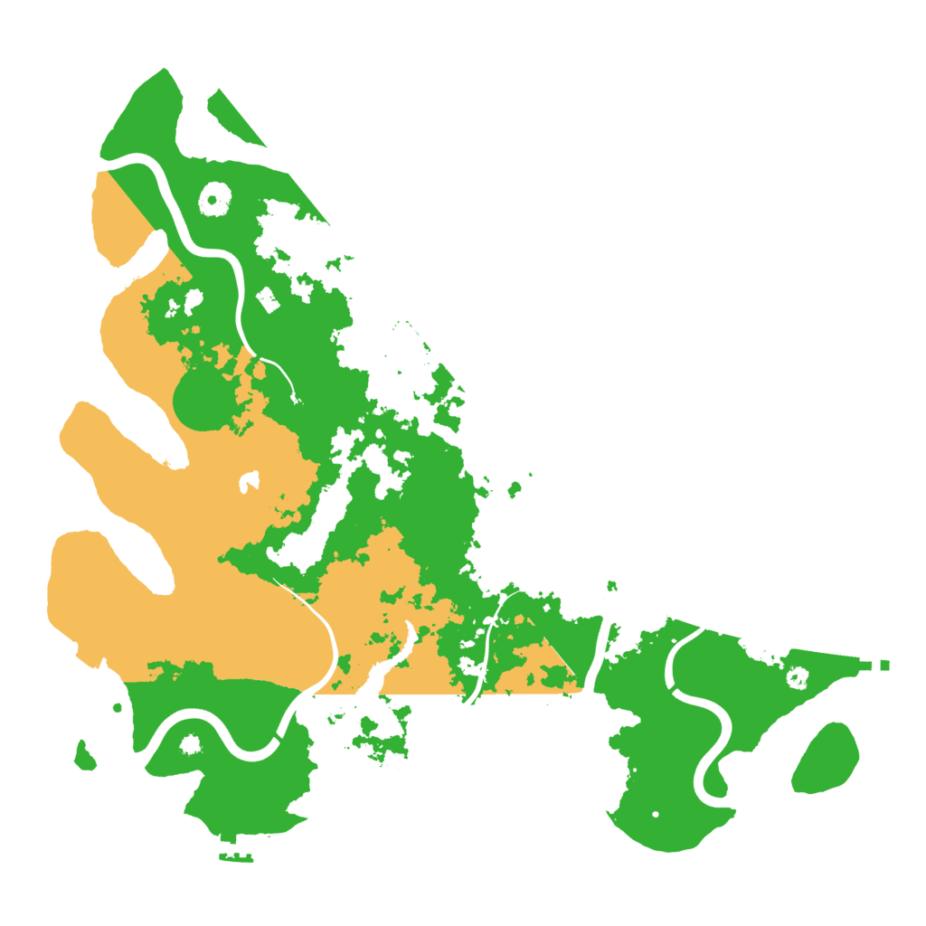 Biome Rust Map: Procedural Map, Size: 4096, Seed: 719979518