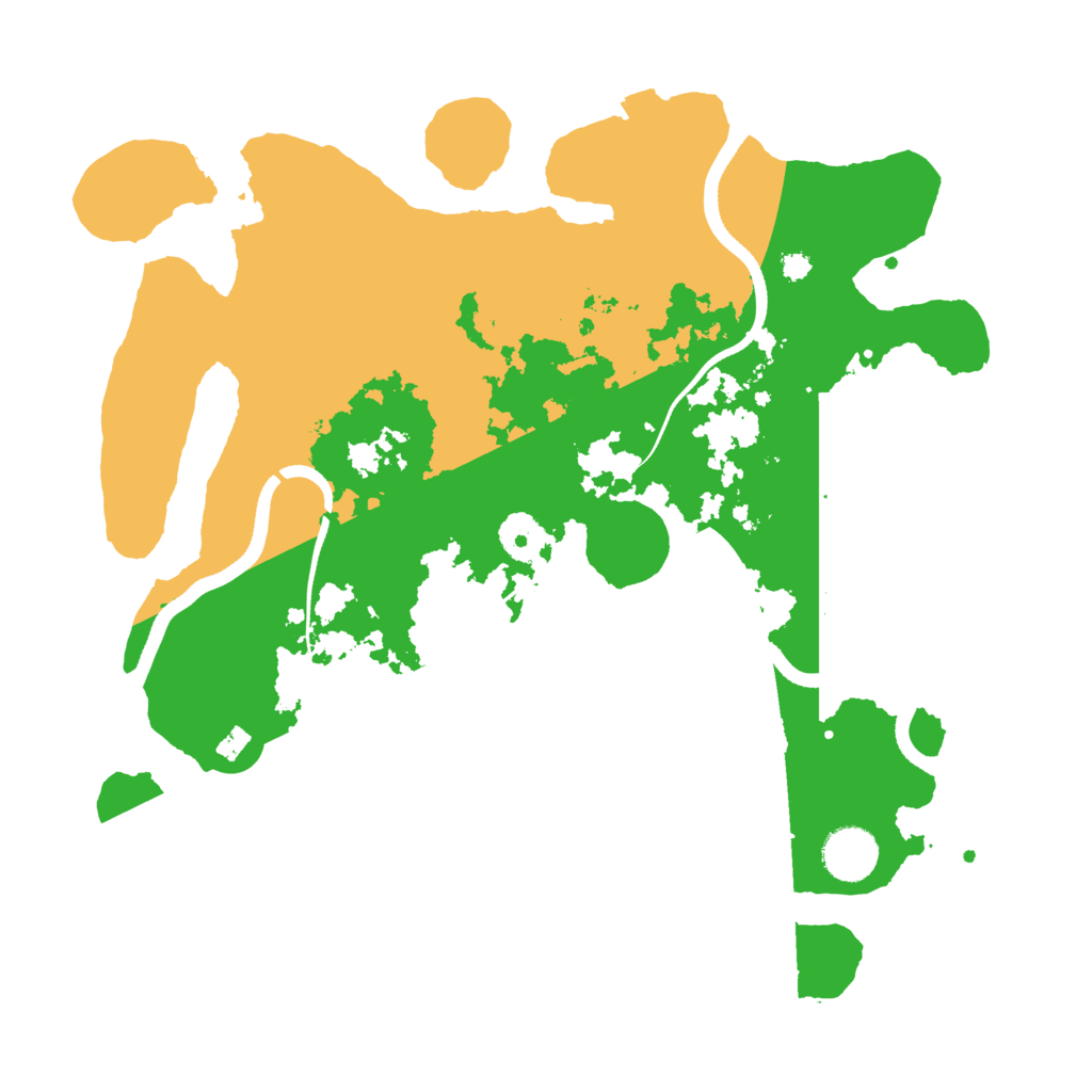 Biome Rust Map: Procedural Map, Size: 3500, Seed: 469901574