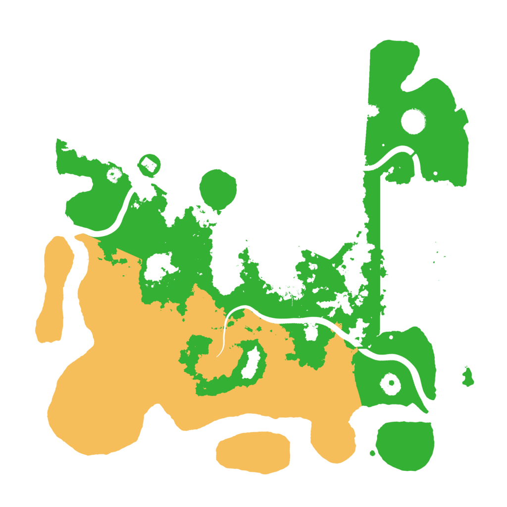 Biome Rust Map: Procedural Map, Size: 3700, Seed: 1429218518