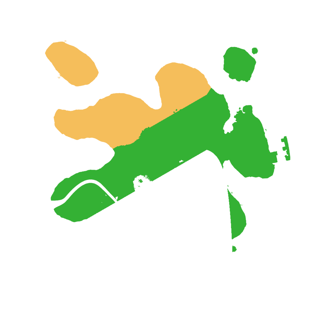 Biome Rust Map: Procedural Map, Size: 2000, Seed: 636543491