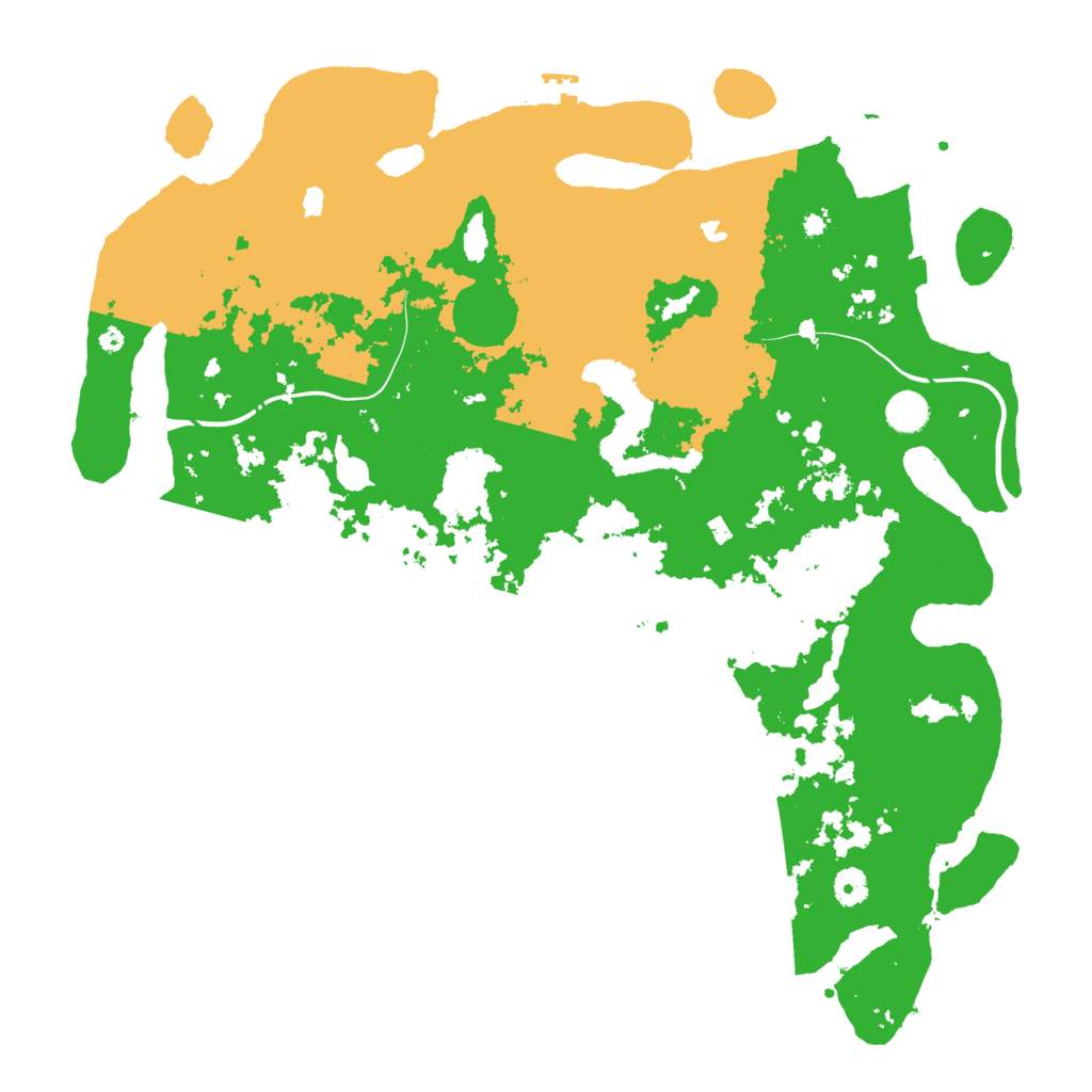 Biome Rust Map: Procedural Map, Size: 4500, Seed: 1347685487