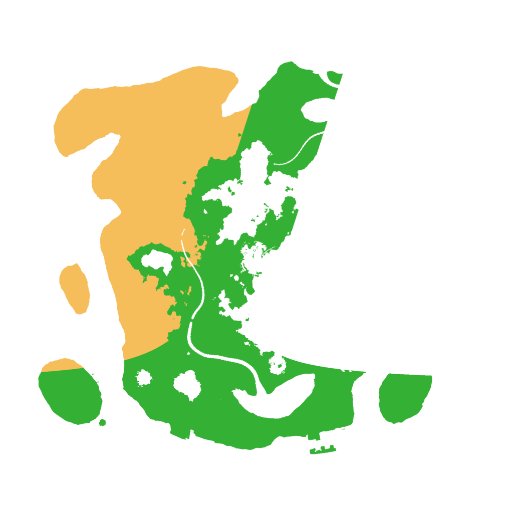 Biome Rust Map: Procedural Map, Size: 3000, Seed: 940676846