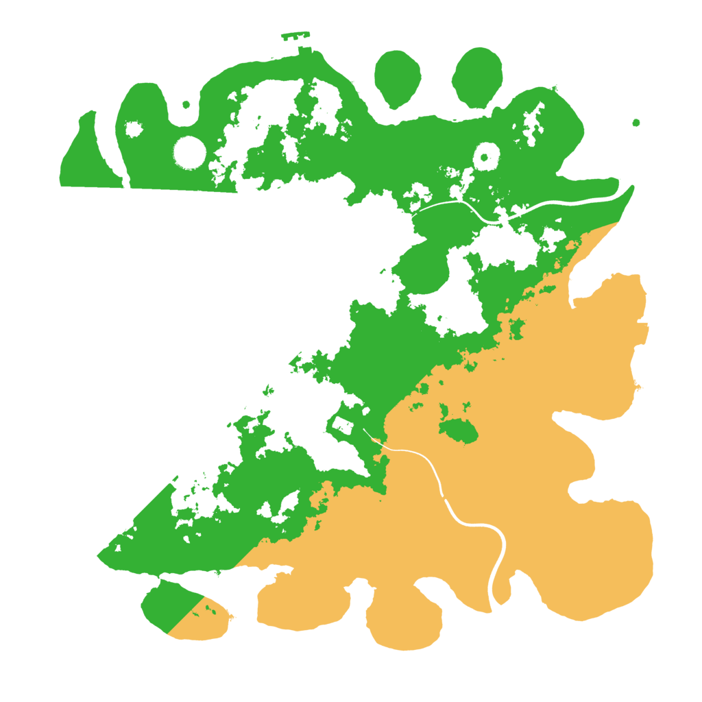Biome Rust Map: Procedural Map, Size: 3750, Seed: 1362127528