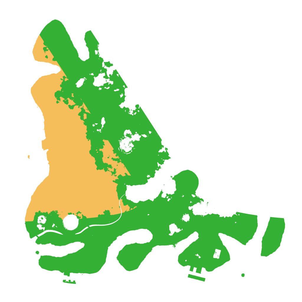 Biome Rust Map: Procedural Map, Size: 3500, Seed: 606305801