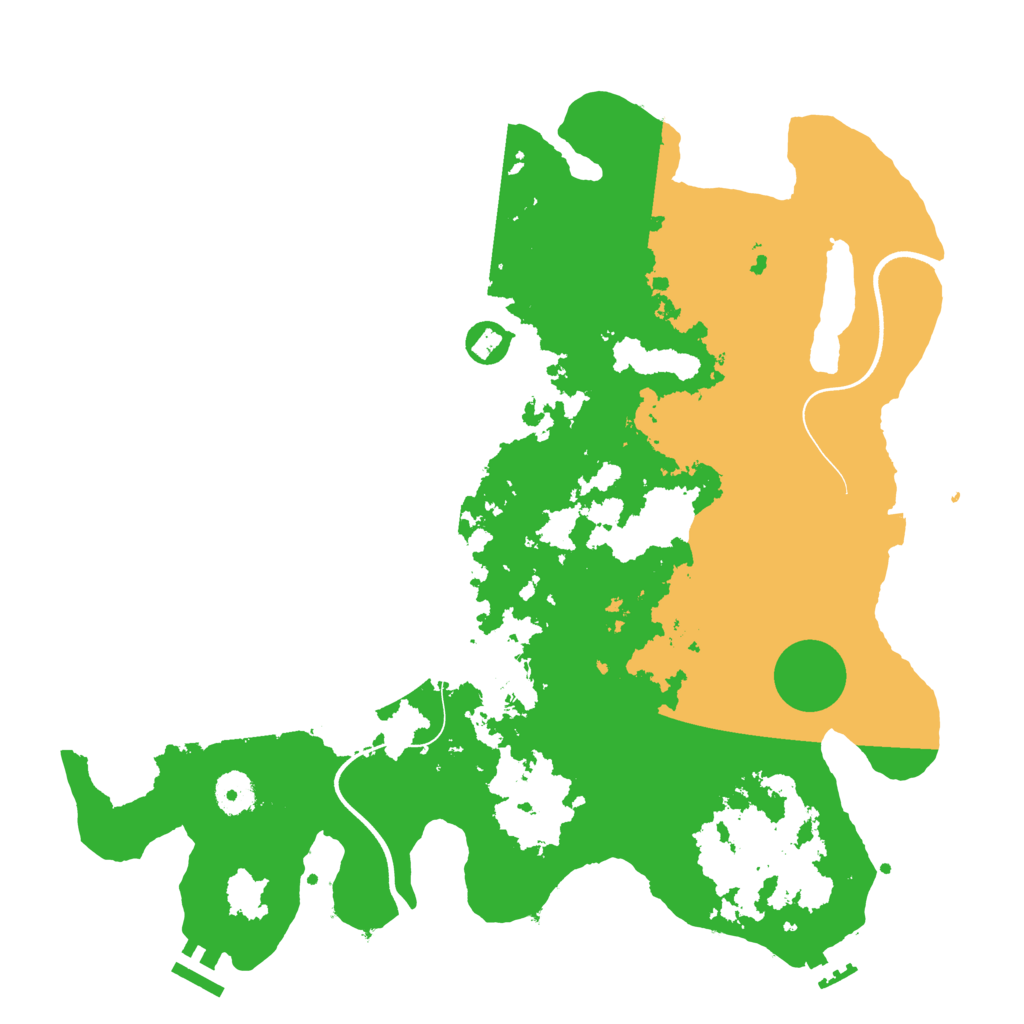 Biome Rust Map: Procedural Map, Size: 3750, Seed: 2058969587