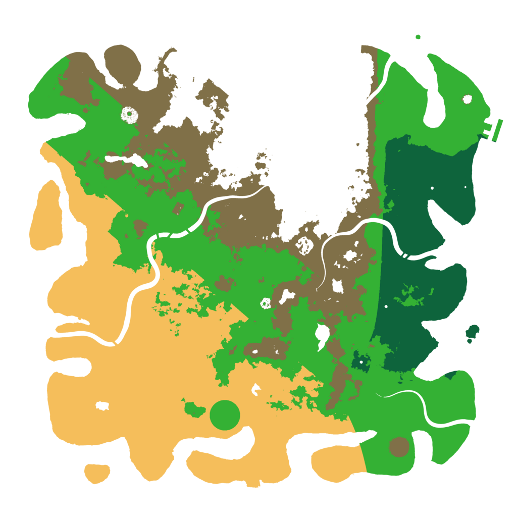 Biome Rust Map: Procedural Map, Size: 4500, Seed: 320553452