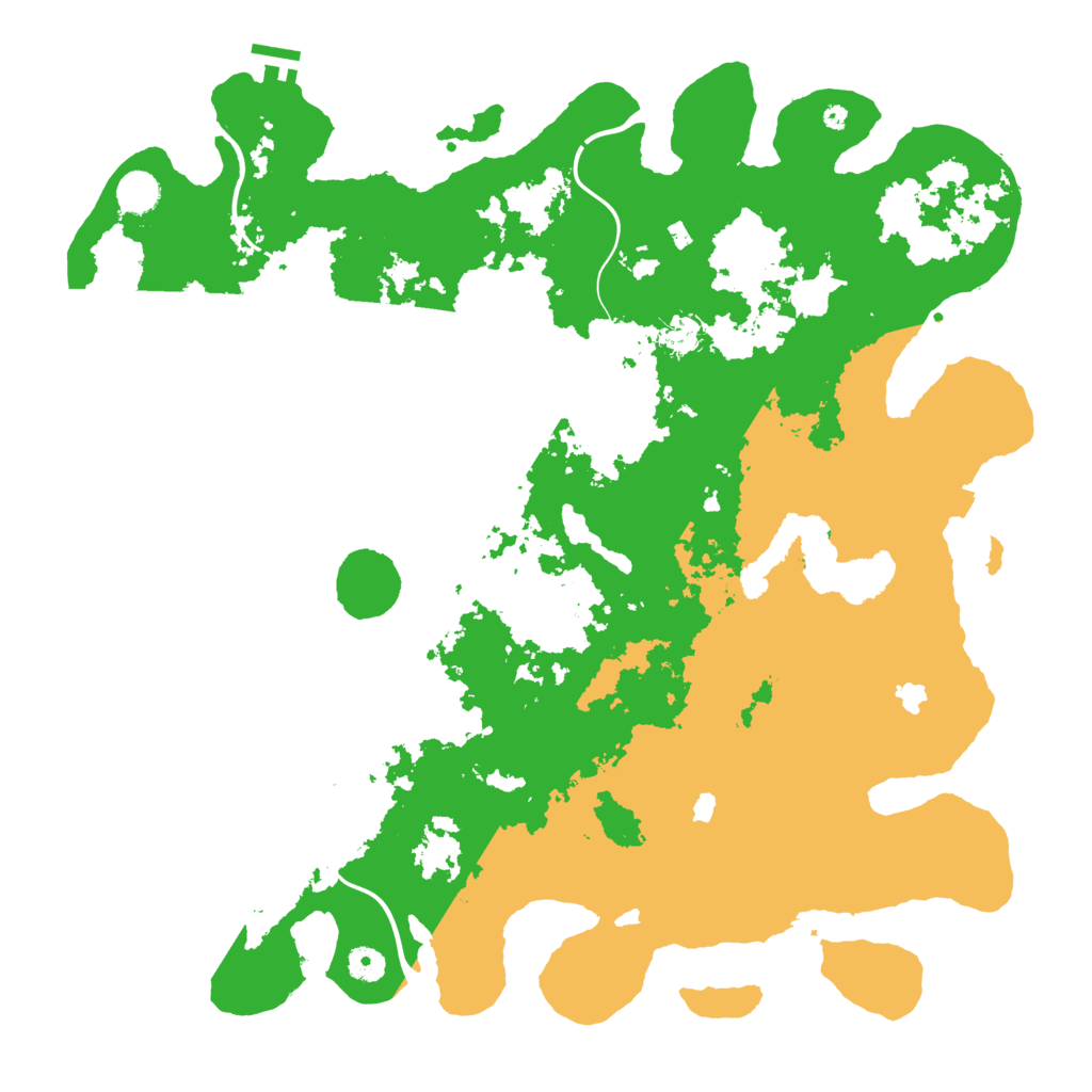 Biome Rust Map: Procedural Map, Size: 4500, Seed: 848914775