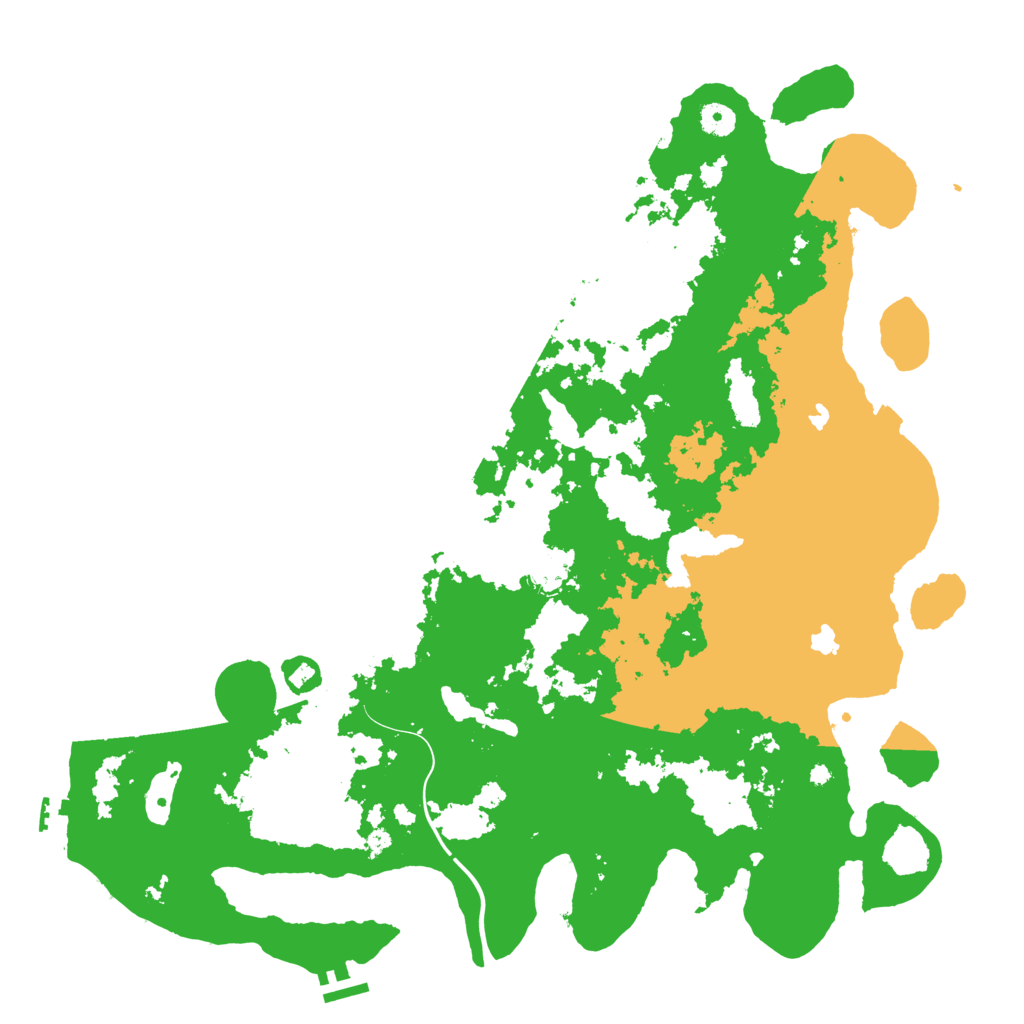 Biome Rust Map: Procedural Map, Size: 4500, Seed: 1313209619