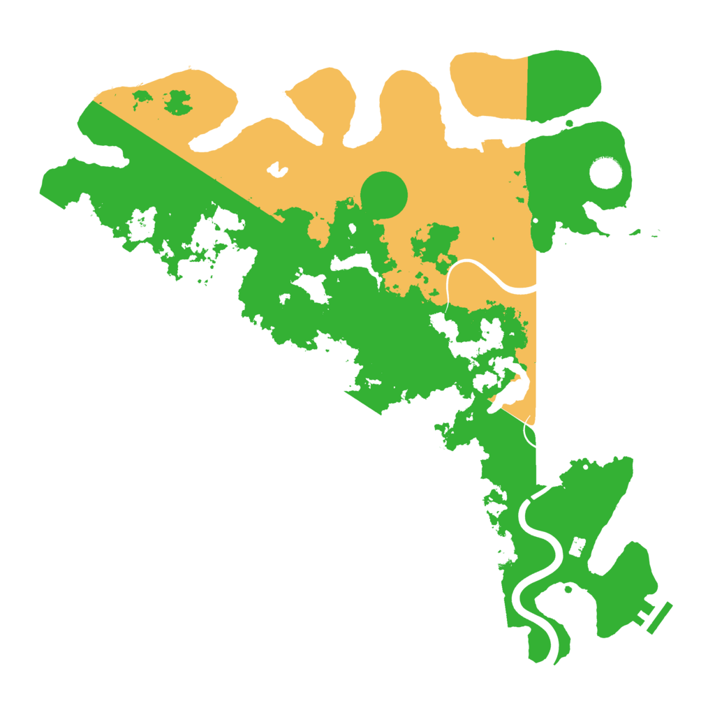 Biome Rust Map: Procedural Map, Size: 4000, Seed: 696692650