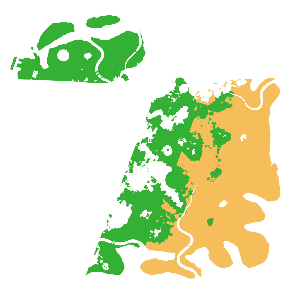 Biome Rust Map: Procedural Map, Size: 4500, Seed: 164367641