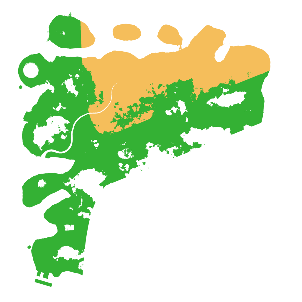 Biome Rust Map: Procedural Map, Size: 3500, Seed: 496562960